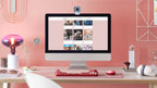 Logitech Desk Mat Studio Series Rosa (9)