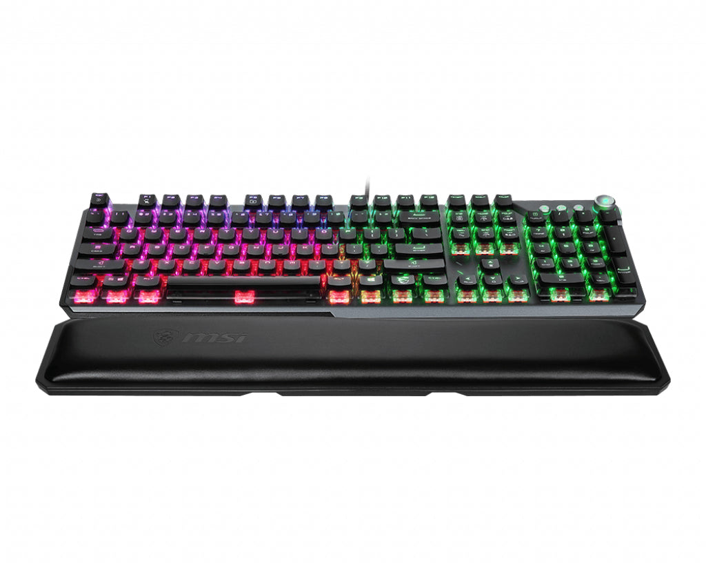MSI Vigor GK71 SONIC RED teclado Juego USB QWERTY Alemán Negro (5)