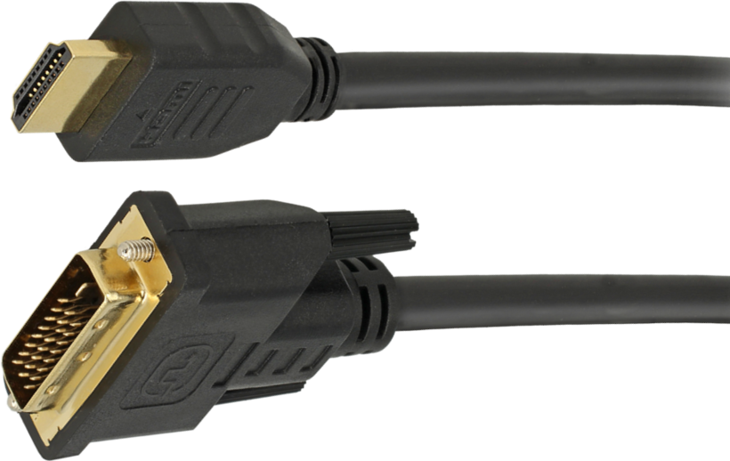 DeLOCK 85654 cable adaptador vídeo 2m HDMI Tipo DVI Negro