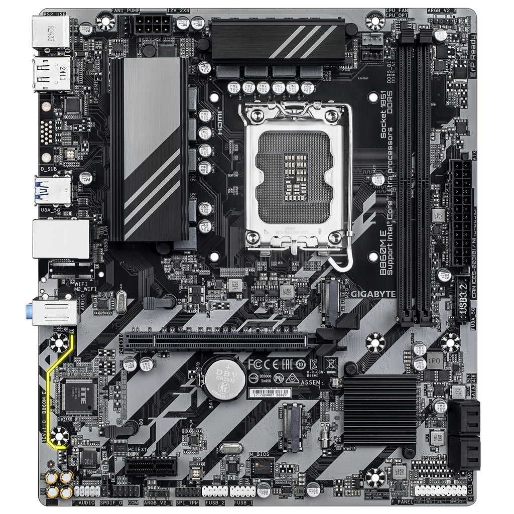 GIGABYTE B860M E placa base Intel B860 LGA 1851 (Socket V1) micro ATX (3)
