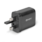 Lindy 73439 cargador de dispositivo móvil Universal Negro Corriente alterna Carga rápida Interior (2)