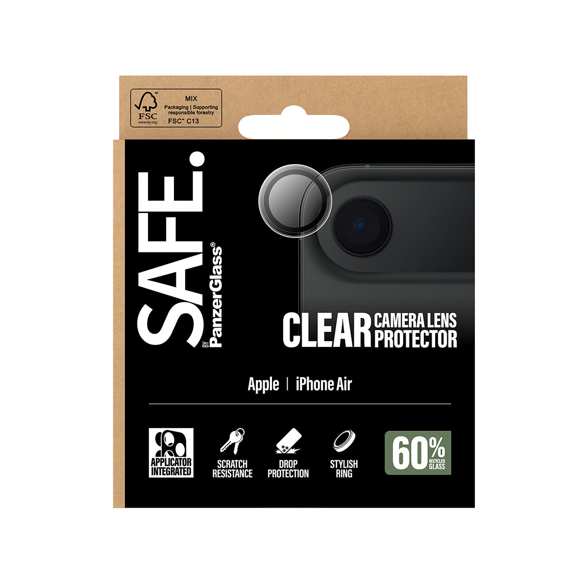 PanzerGlass SAFE. by ® Camera Lens Protector Transparent iPhone Air Protector de pantalla Apple 1 pieza(s) (3)