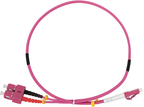 Cable patch dúplex FO LC-SC 1 m 50 µ (2)