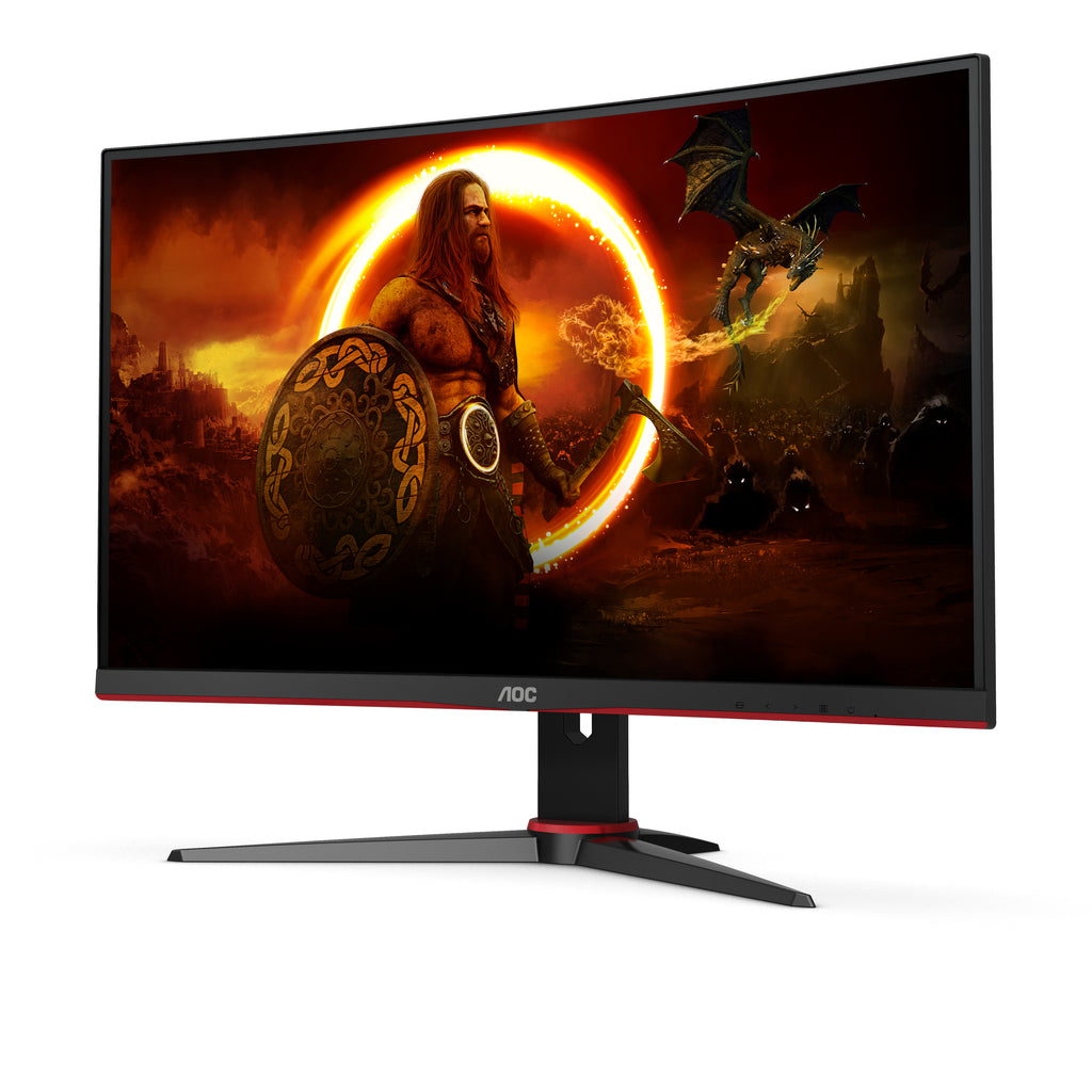 AOC G2 C27G2E/BK pantalla para PC 68,6 cm (27") 1920 x 1080 Pixeles Full HD Negro, Rojo (4)