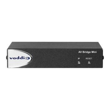 Vaddio 999-8240-001 puente de conferencia AV 3840 x 2160 Pixeles Ethernet Negro