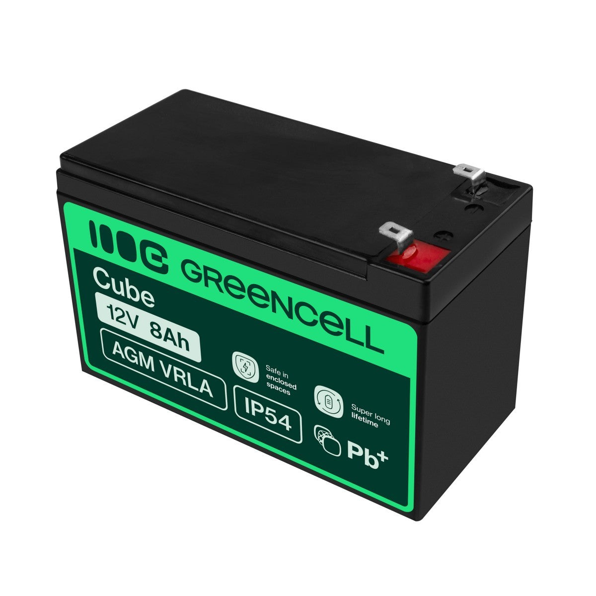 Green Cell AGM Battery 12V 8Ah - Battery - Mignon (AA) (4)