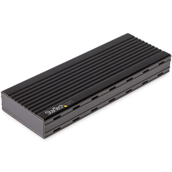 StarTech.com M2E1BMU31C caja para disco duro externo Caja externa para unidad de estado sólido (SSD) Negro (2)