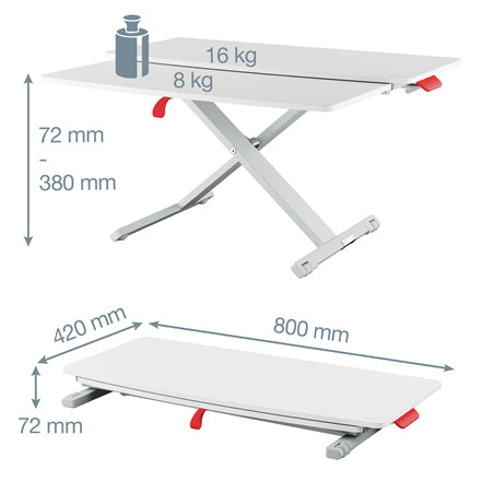 Leitz 65320085 escritorio de pie Gris (9)
