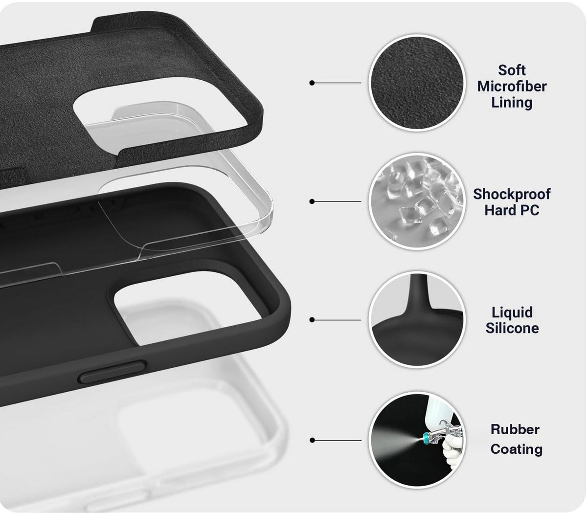 eSTUFF ES67120053-BULK funda para teléfono móvil Negro (8)