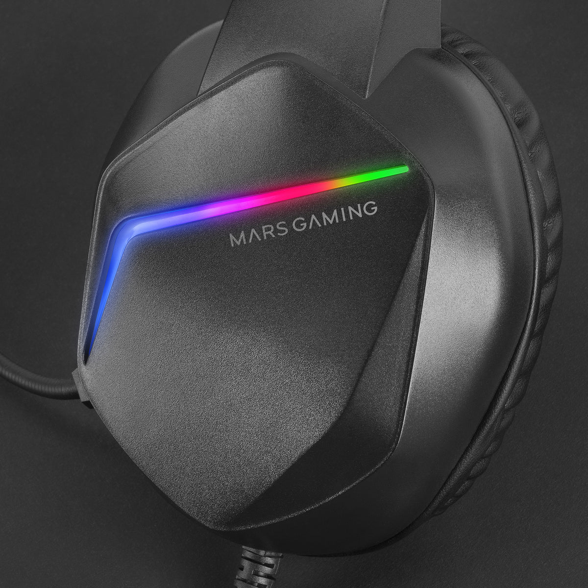 Mars Gaming MH122 auricular y casco Auriculares Alámbrico Diadema Juego USB tipo A (5)