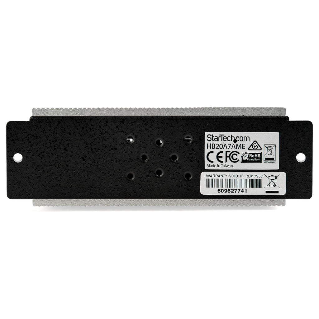 StarTech.com HB20A7AME hub de interfaz USB 2.0 Type-B 480 Mbit/s Negro (2)