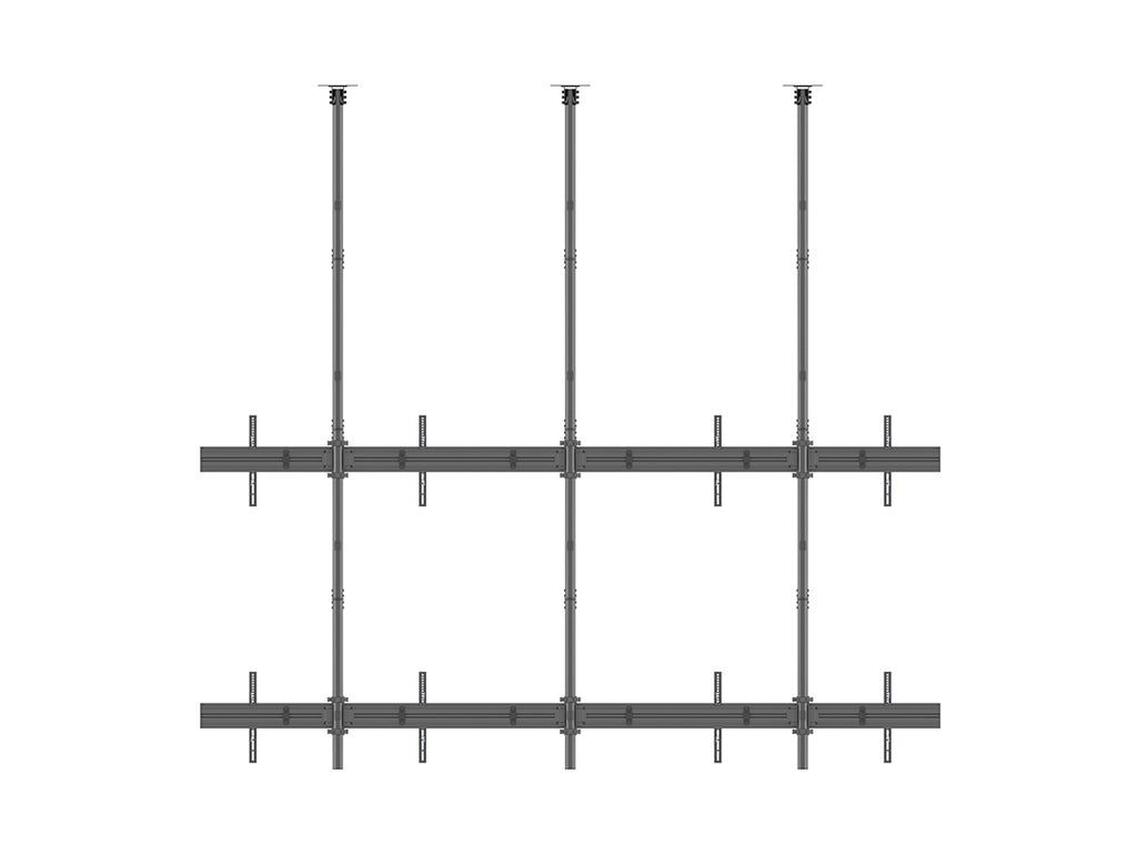 Multibrackets 3923 soporte para pantalla de señalización 2,54 m (100") Negro (4)
