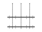 Multibrackets 3923 soporte para pantalla de señalización 2,54 m (100") Negro (4)