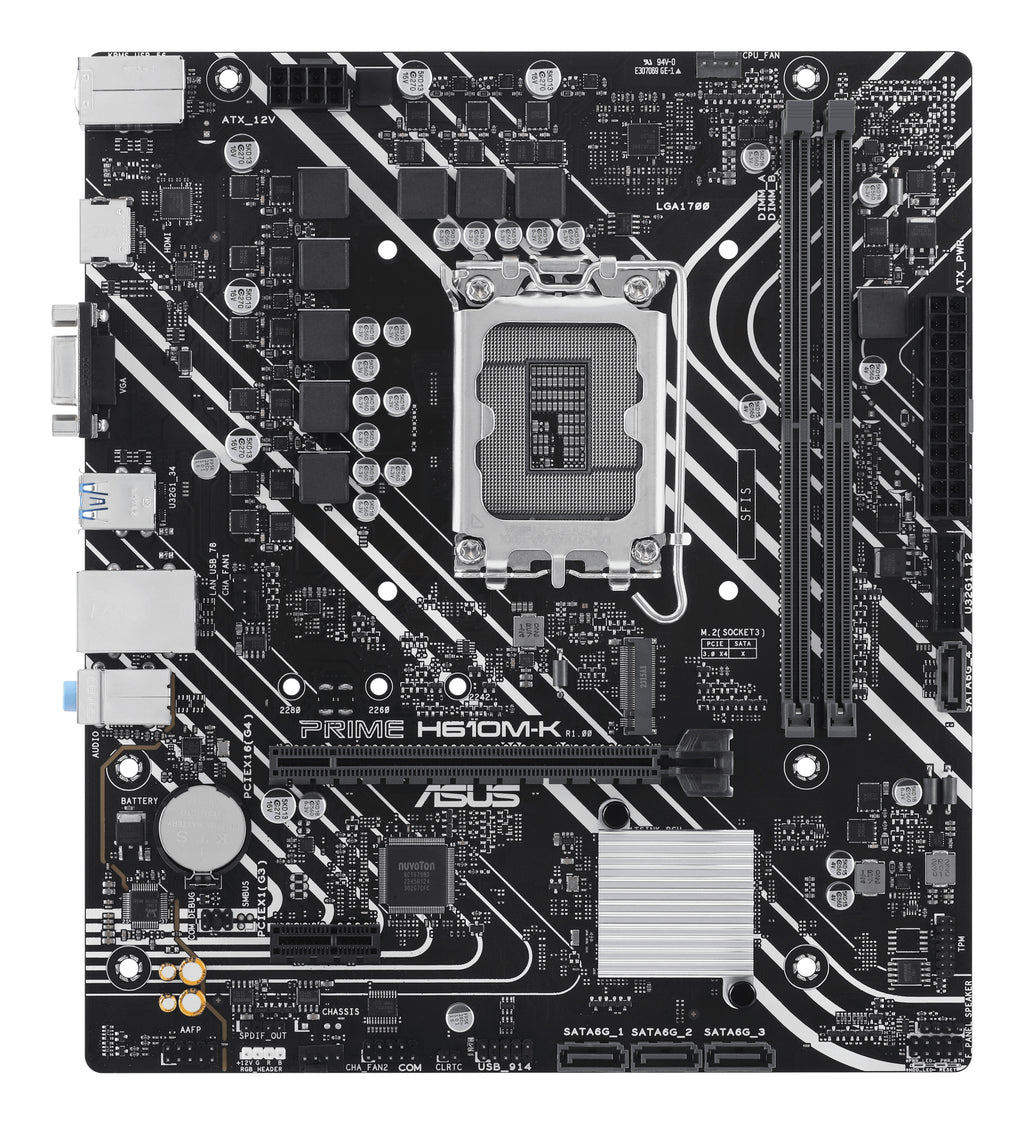 ASUS Prime H610M-K Intel H610 LGA 1700 micro ATX (3)