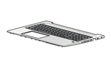 HP L45090-FL1 refacción para laptop Carcasa inferior con teclado (2)