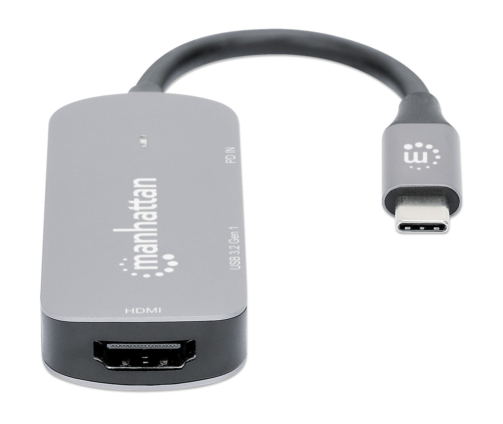 Manhattan 190299 base para portátil y replicador de puertos Alámbrico USB 3.2 Gen 1 (3.1 Gen 1) Type-C Plata (9)