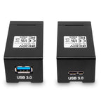 Lindy 42707 extensor audio/video Transmisor y receptor de señales AV Negro (4)