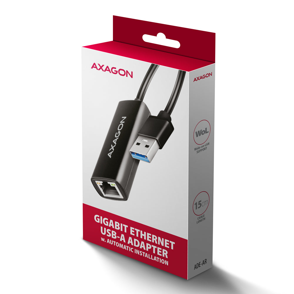 Axagon ADE-AR USB-A 3.2 Gen 1 - Gigabit Ethernet 10/100/1000 Adapter - Adapter - Digital/Daten 1000 Mbit/s (7)