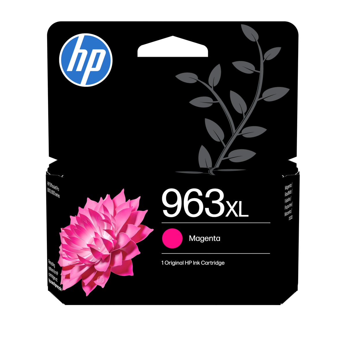 HP 963XL High Yield Magenta Original Ink Cartridge cartucho de tinta 1 pieza(s) Alto rendimiento (XL) (2)