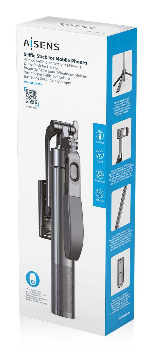 AISENS SS01ST-299 palo para autofotos Smartphone (9)