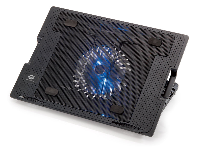 Conceptronic CNBCOOLSTAND1F almohadilla fría 43,2 cm (17") Negro
