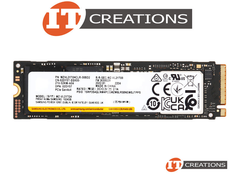Dell Ssdr,1TB,g44,80s3,smsng,pm9a1 2dy5t (4)