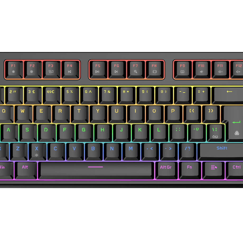 VIDA MAGNA MAGNETIC USB RGB KEYBOARD teclado Juego QWERTY Inglés del Reino Unido Negro (2)