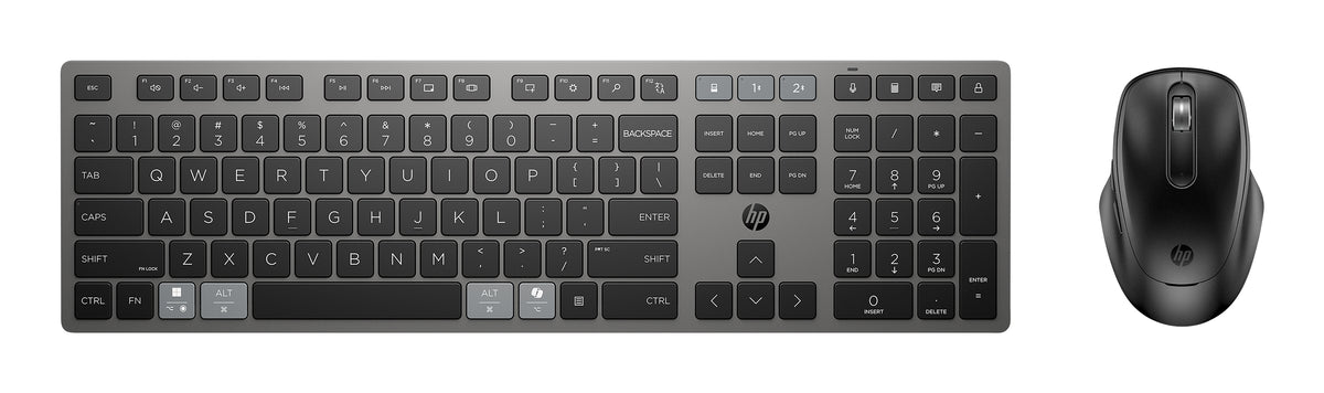 HP 720 MULTI RCHRGBL WLS KB MS teclado Ratón incluido Hogar USB + Bluetooth Negro (2)