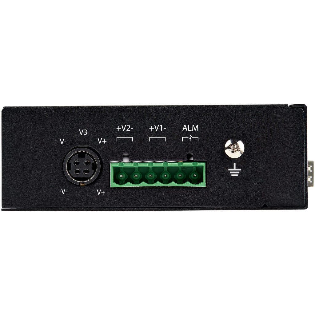 StarTech.com IES1G52UPDIN switch No administrado Gigabit Ethernet (10/100/1000) Energía sobre Ethernet (PoE) Negro (4)