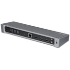 StarTech.com DK30CH2DEPUE base para portátil y replicador de puertos Alámbrico USB 3.2 Gen 1 (3.1 Gen 1) Type-C Negro, Plata (2)