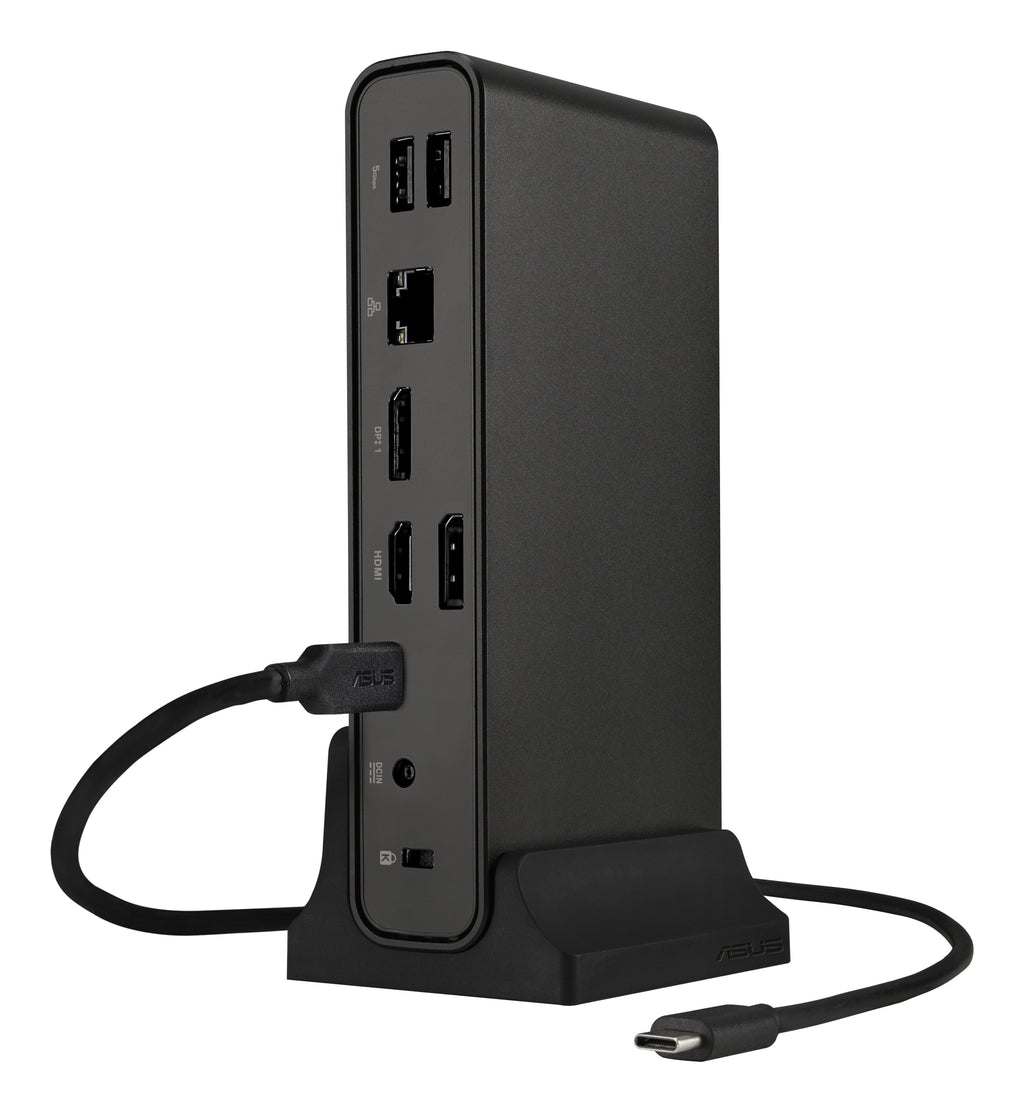 ASUS Triple Display USB-C Dock Duo DC301 Alámbrico Negro (7)