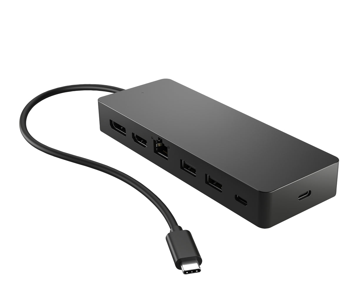 HP Universal USB-C Multiport Hub Alámbrico USB 3.2 Gen 2 (3.1 Gen 2) Type-C Negro (3)