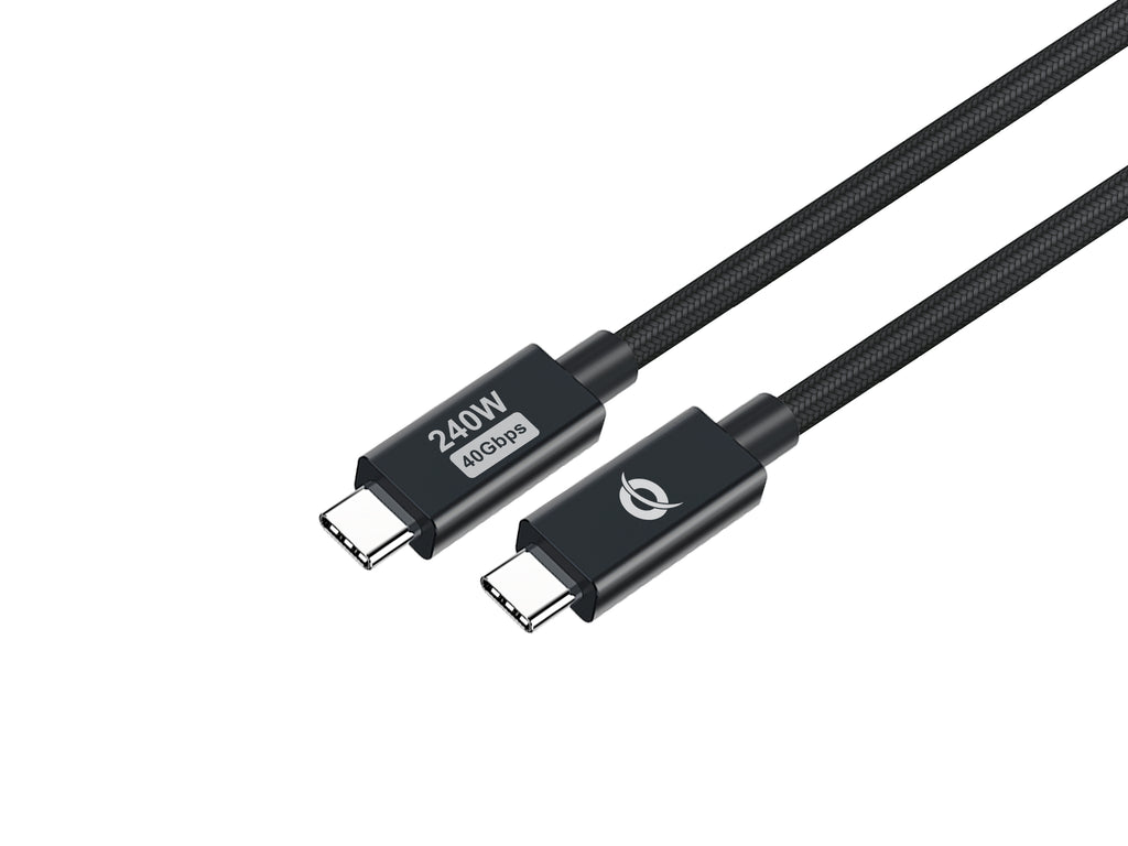 Conceptronic ETTA04B12 cable USB USB4 Gen 3x2 1,2 m USB C 40 Gbit/s 240 W Negro (2)