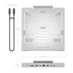 AISENS ASUC-7P045-GR soporte para ordenador portátil Soporte para ordenador portátil y tableta 40,6 cm (16") (5)