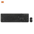NGS Cocoa Kit, QWERTY, ES teclado Ratón incluido Universal USB Negro (2)