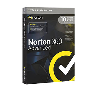 Norton 360 Advanced Commercial Antivirus Security 1 license 1 year