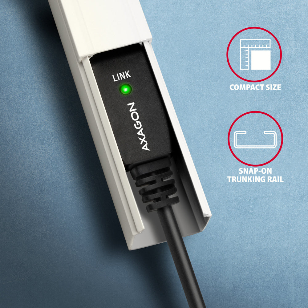 Axagon ADR-215B USB 2.0 A-M -> B-M active connecting/repeater cable 15m - Kabel - Digital/Daten cable USB USB A USB B 0,48 Gbit/s Negro (5)