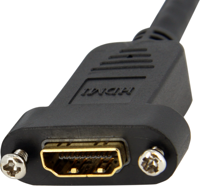 Startech HDMIPNLFM3 - Cable HDMI, HDMI hembra a HDMI macho, 91 cm, negro (3)