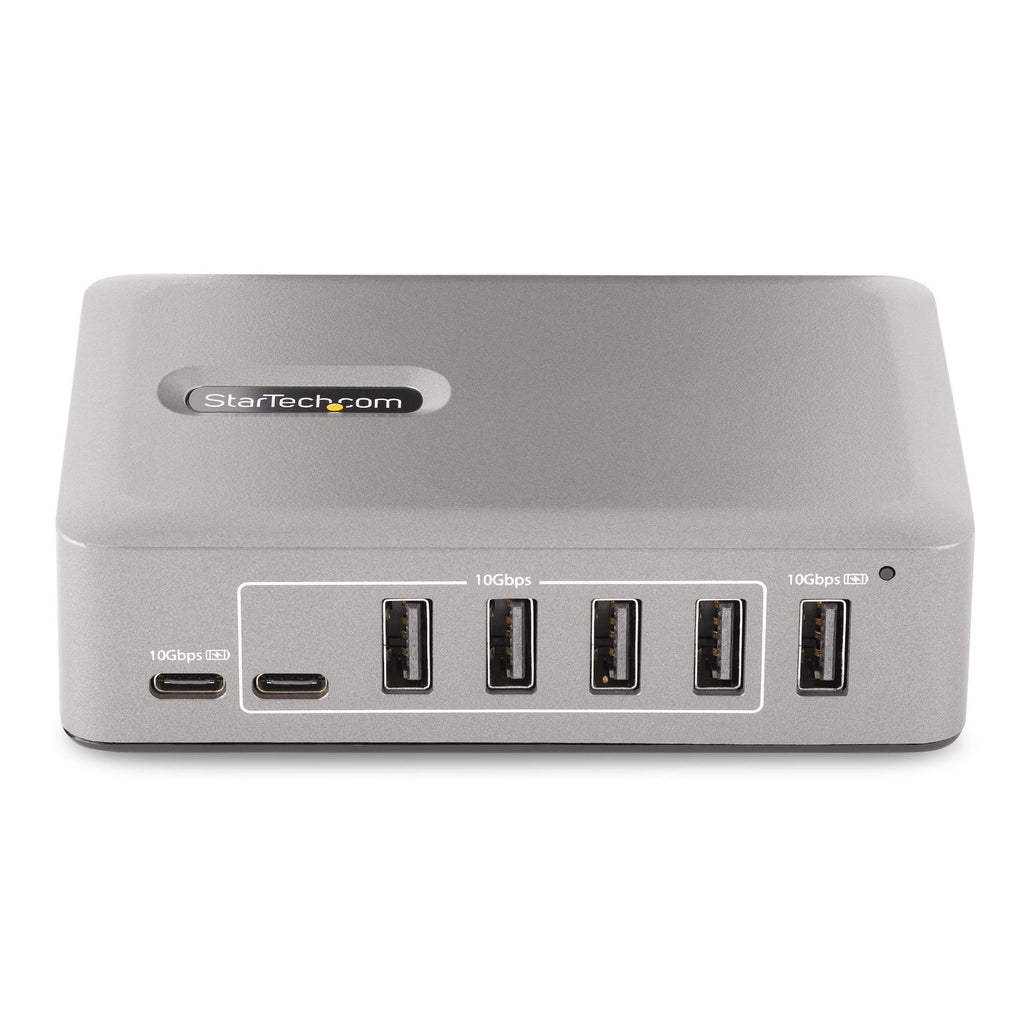StarTech.com 10G8A2CS-USB-C-HUB hub de interfaz USB 3.2 Gen 2 (3.1 Gen 2) Type-C 10000 Mbit/s Gris (3)