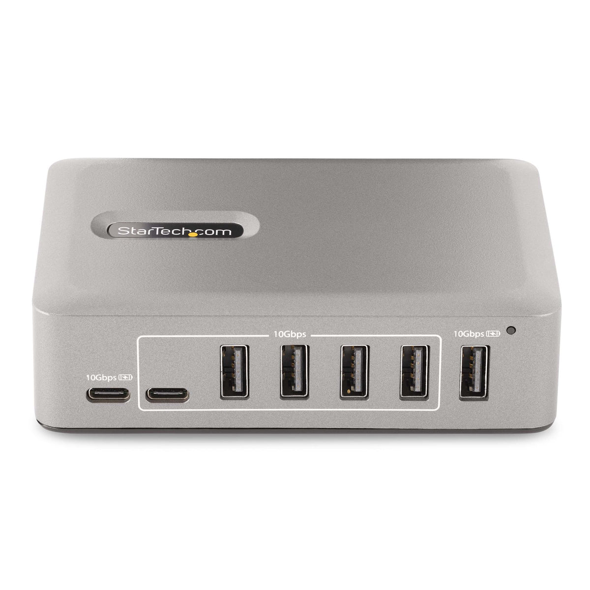 StarTech.com 10G8A2CS-USB-C-HUB hub de interfaz USB 3.2 Gen 2 (3.1 Gen 2) Type-C 10000 Mbit/s Gris (3)