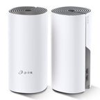 TP-Link Deco E4 (2-pack) Doble banda (2,4 GHz / 5 GHz) Wi-Fi 5 (802.11ac) Blanco, Gris Interno (3)