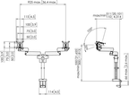 Sop pared Vogel's MOMO 2237W Motion Dual (7)