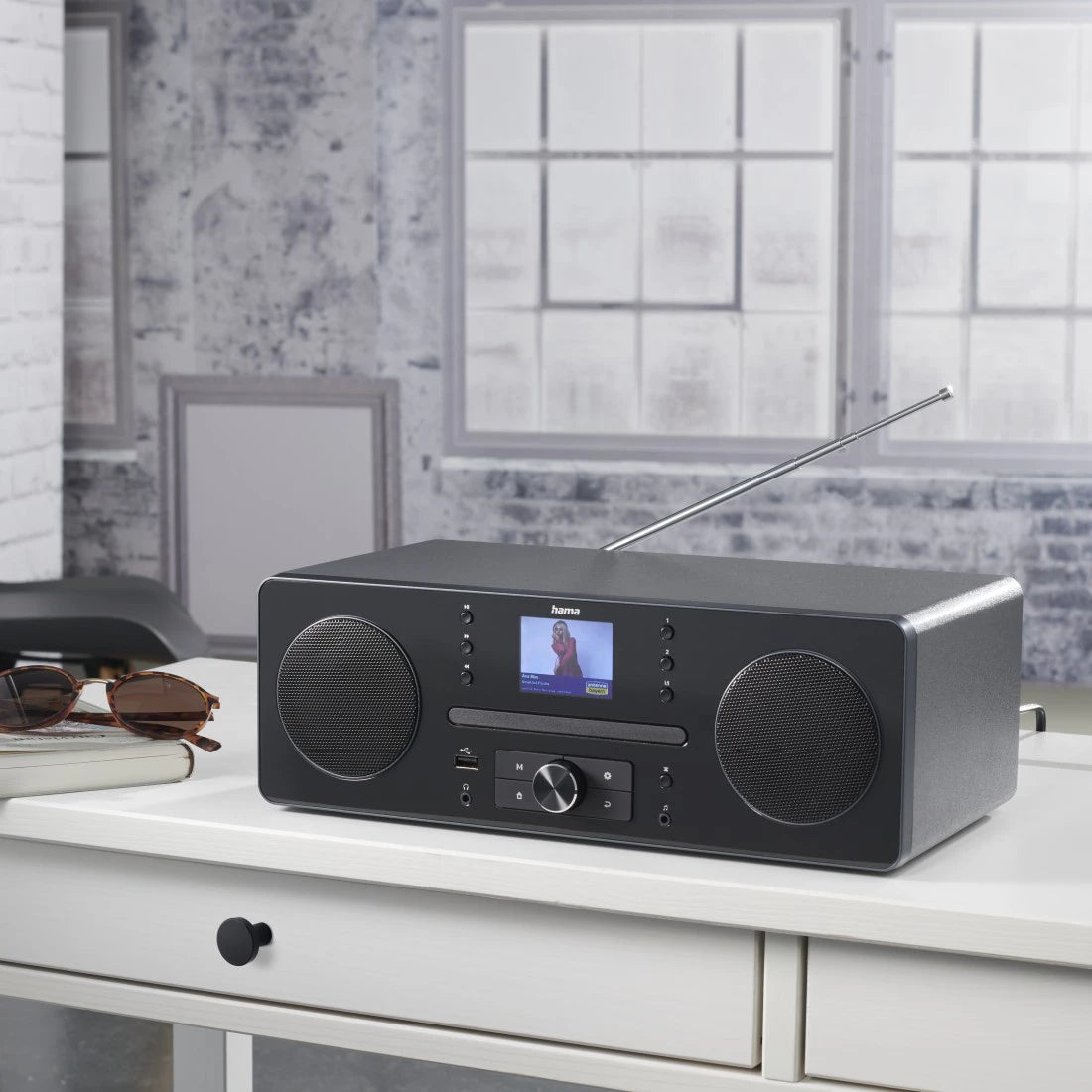 Hama 00054254 radio Personal Digital Negro, Gris (9)