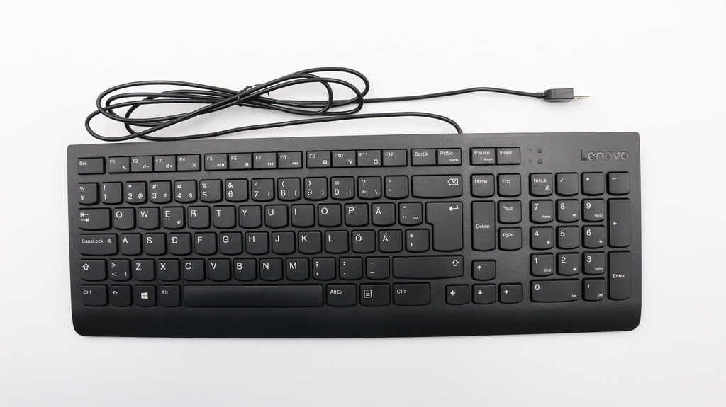 Lenovo USB Calliope teclado Universal QWERTY Sueco Negro – Reacondicionado (2)