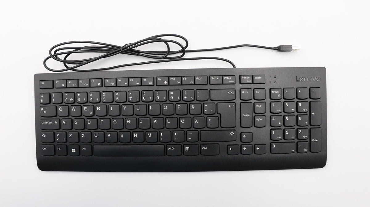 Lenovo USB Calliope teclado Universal QWERTY Sueco Negro – Reacondicionado (2)