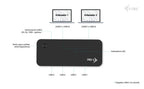 i-tec CAKVMHUB2A2C hub de interfaz USB Tipo C 5000 Mbit/s Negro (5)
