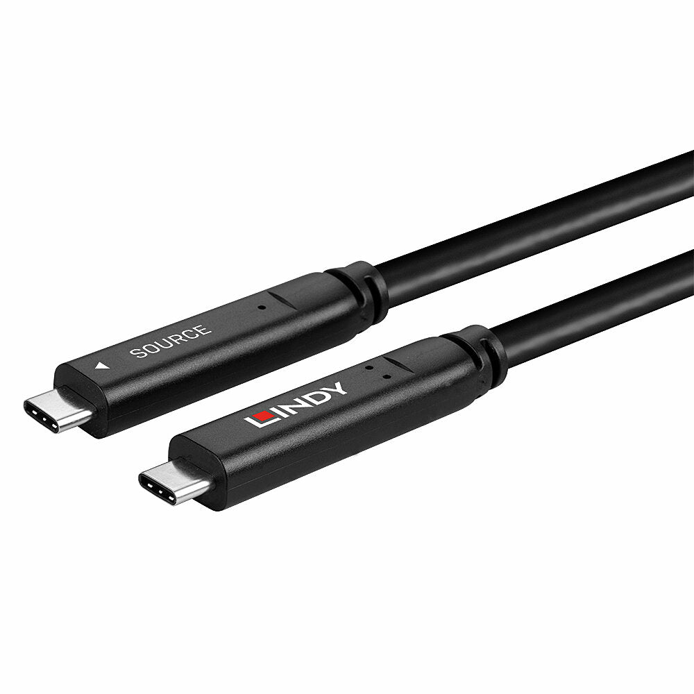 Lindy 43398 cable USB USB 3.2 Gen 1 (3.1 Gen 1) 10 m USB C 5 Gbit/s 60 W Negro (6)