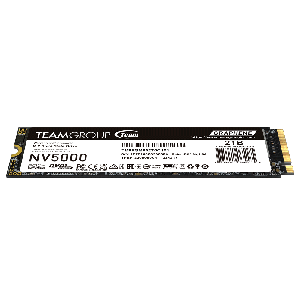 Team Group NV5000 2TB M.2 PCI Express 4.0 NVMe 3D