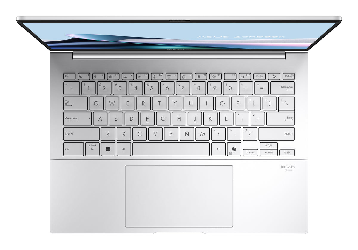 ASUS Zenbook 14 OLED UX3405CA-QL1496W Intel Core Ultra 7 255H Portátil 35,6 cm (14") Pantalla táctil WUXGA 16 GB LPDDR5x-SDRAM 1 TB SSD Wi-Fi 7 (802.11be) Windows 11 Home Plata (6)