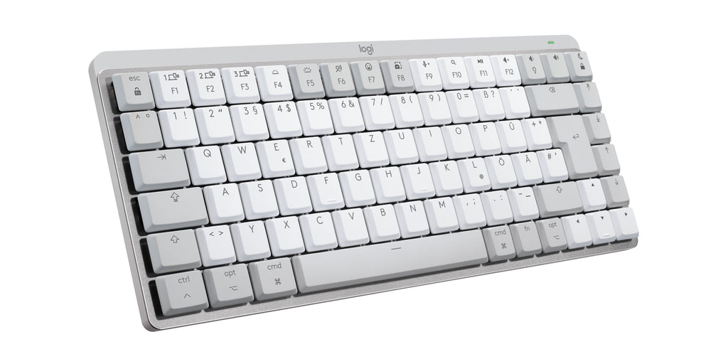 Logitech MX Mechanical Mini for Mac teclado Oficina RF Wireless + Bluetooth QWERTZ Alemán Gris (2)